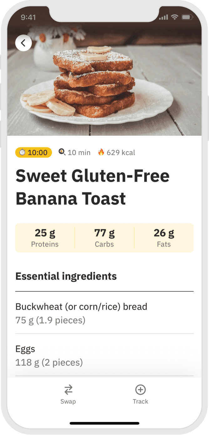 3,300+ Healthy dishes from our nutritionist