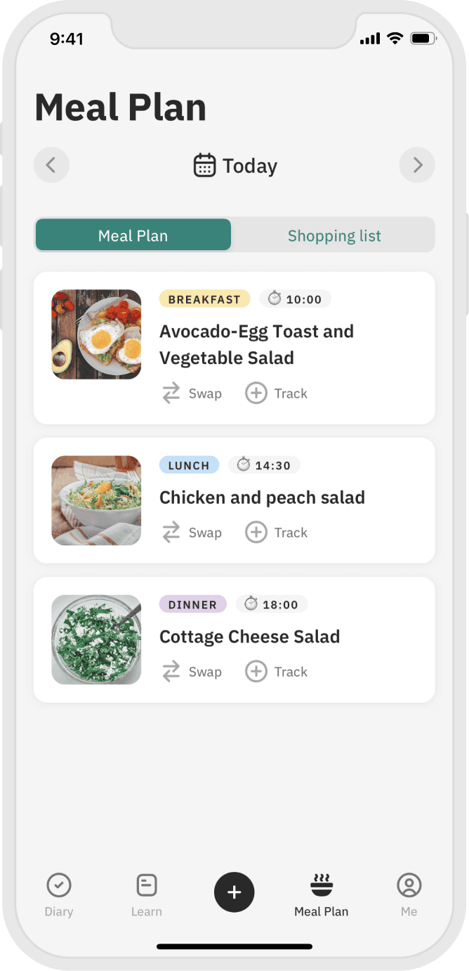 11,6 million meal plans to achieve your weight goals