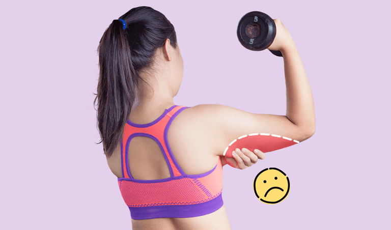 20 Minute ARM FAT Exercises To Tone Flabby Arms Quickly【With Weights】 