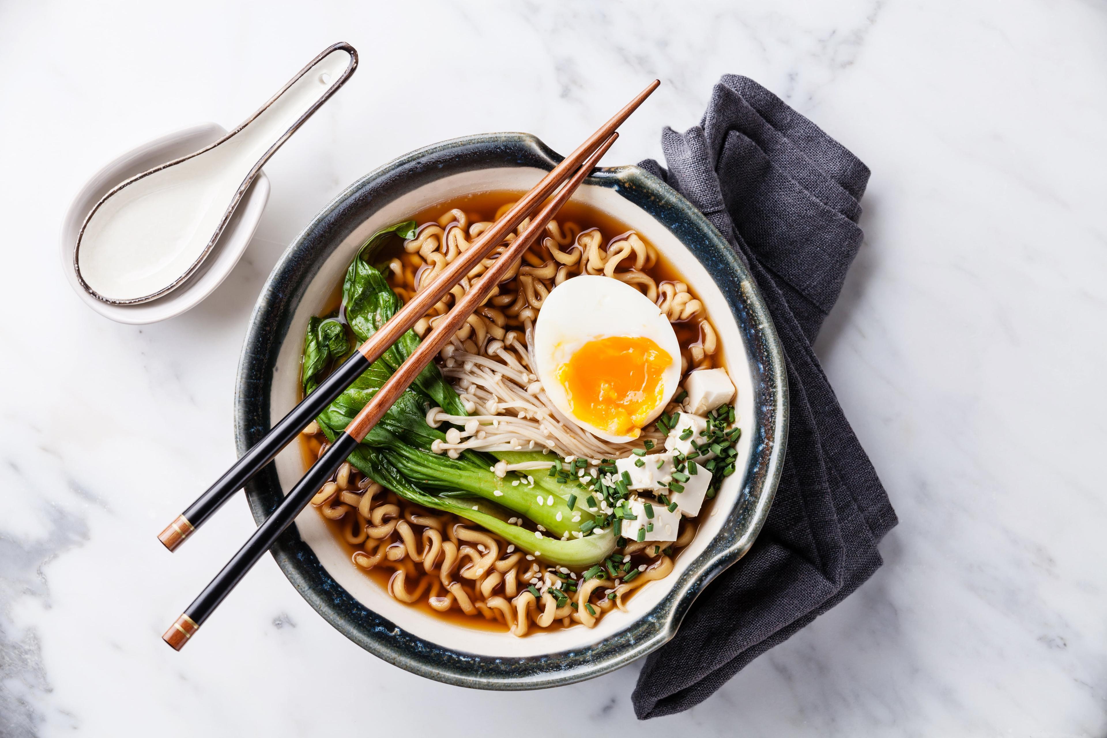 Miso ramen soup