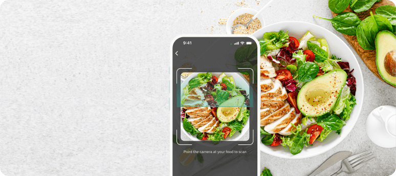 AI food scanner preview
