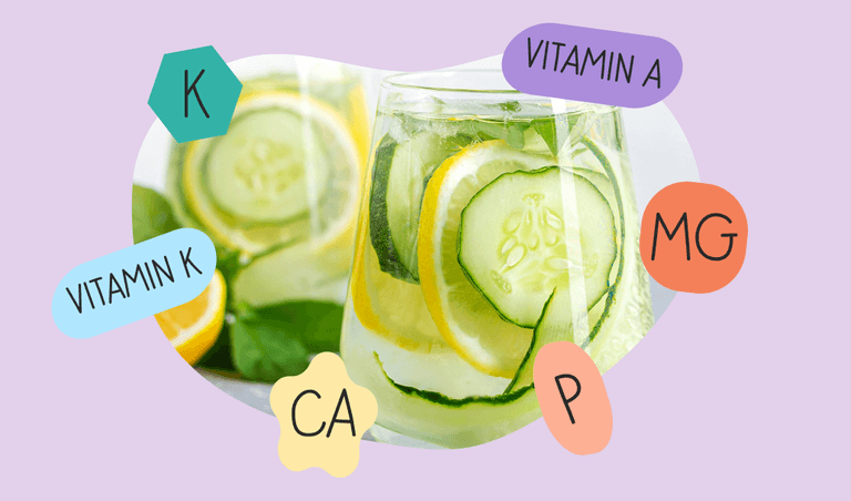 cucumber water vitamins 