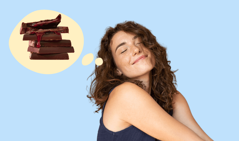 Chocolate helps deal with bad mood