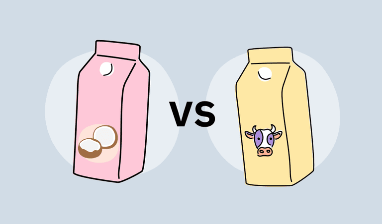 Lactose-free milk vs. regular milk