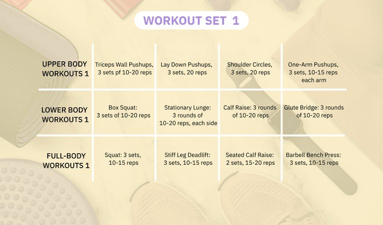 Workout set 1