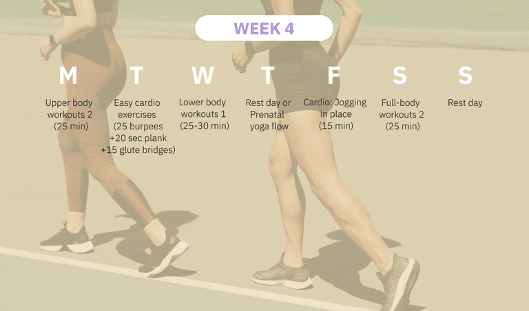 Week 4 workouts