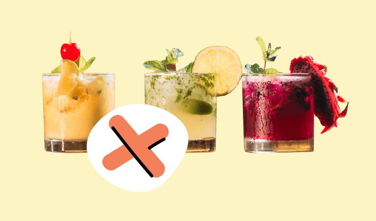 Minimize alcohol consumption when you're on a diet