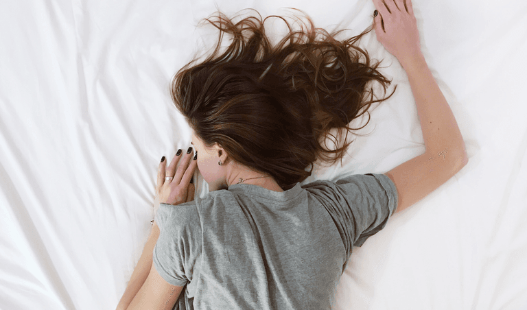 A sleeping woman: Fasting can significantly decrees your energy level