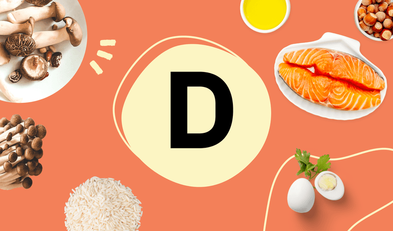 Vitamin D is contained in cod liver, fish, and rice